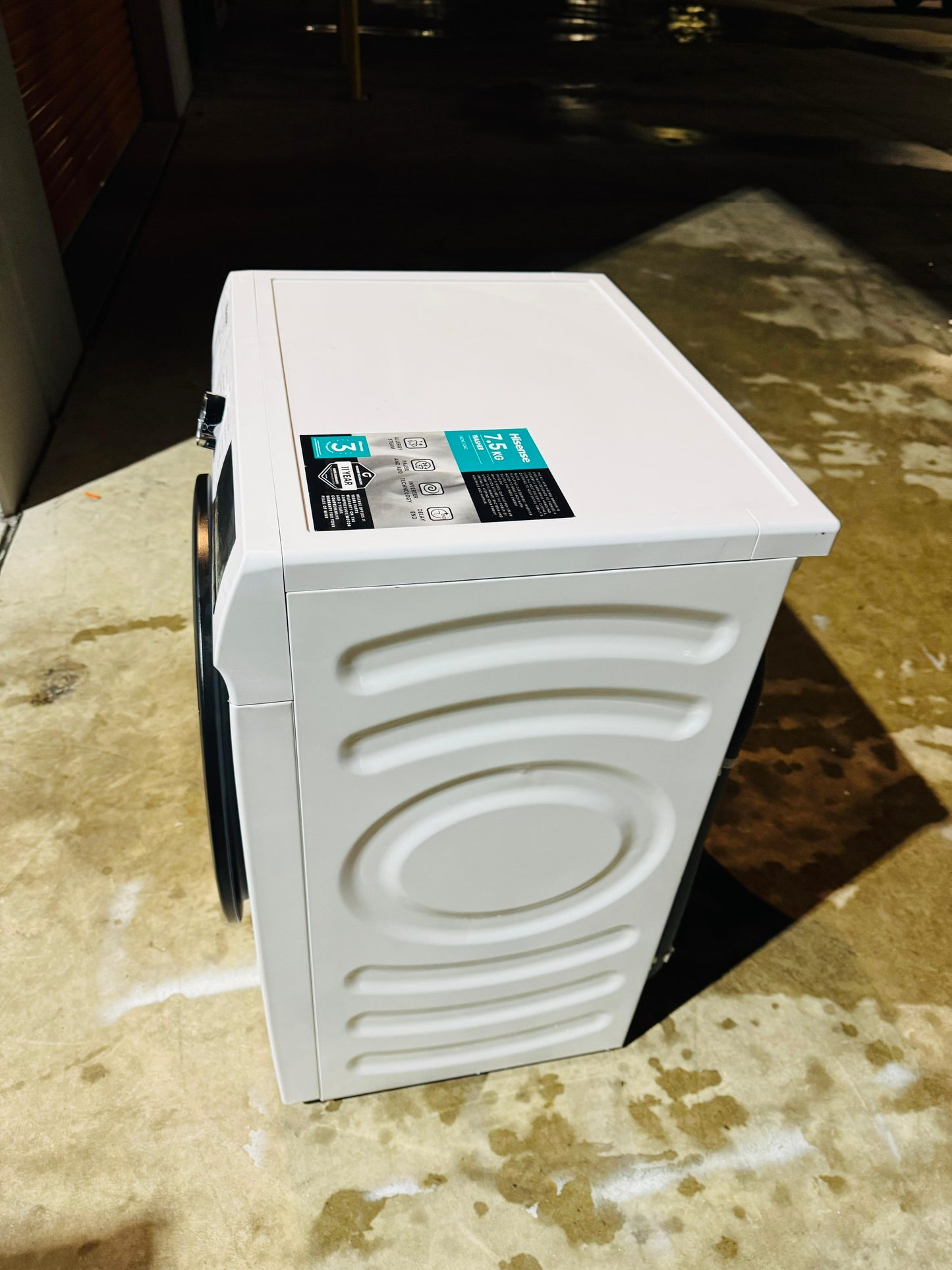 HISENSE 7.5KGS FRONT LOADER WASHING MACHINE