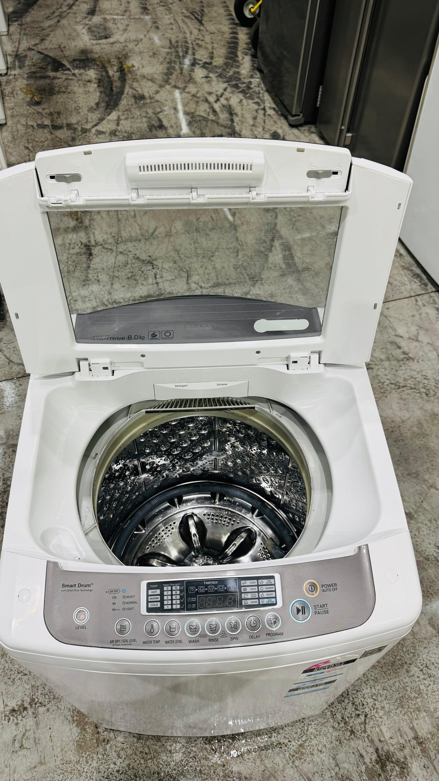LG 8KGS TOP LOADER WASHING MACHINE