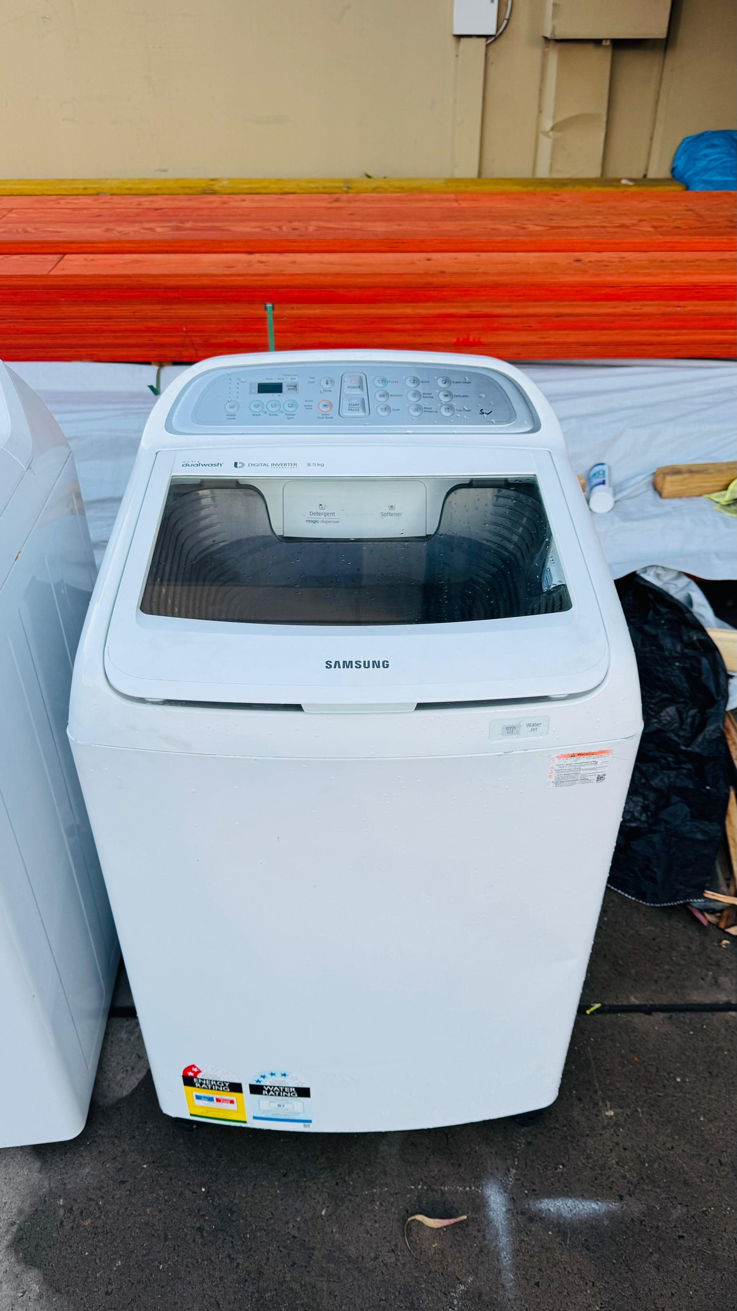 SAMSUNG 8.5KGS TOP LOADER WASHING MACHINE