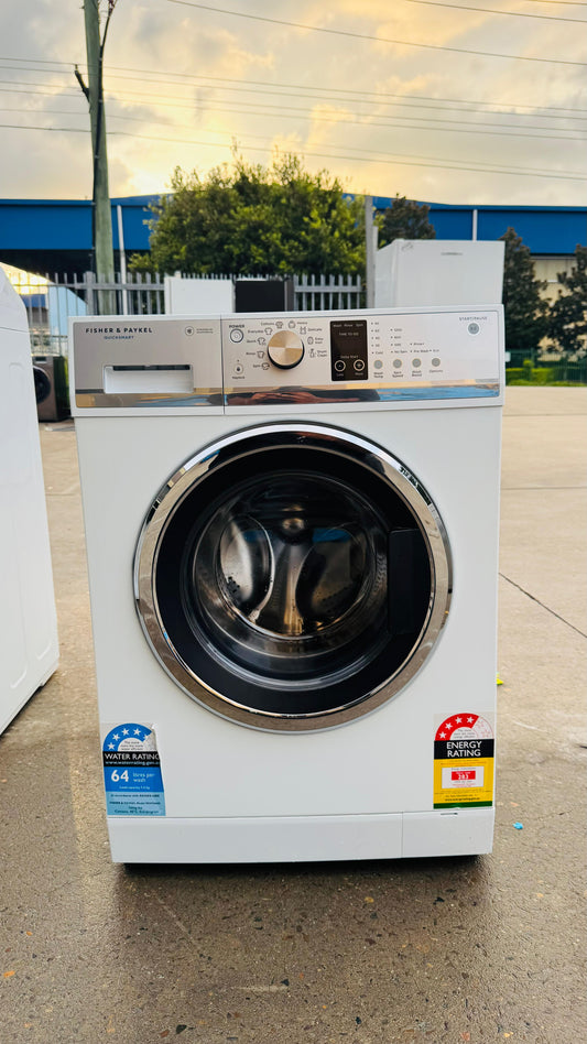 FISHER AND PAYKEL 7.5KGS FRONT LOADER WASHING MACHINE