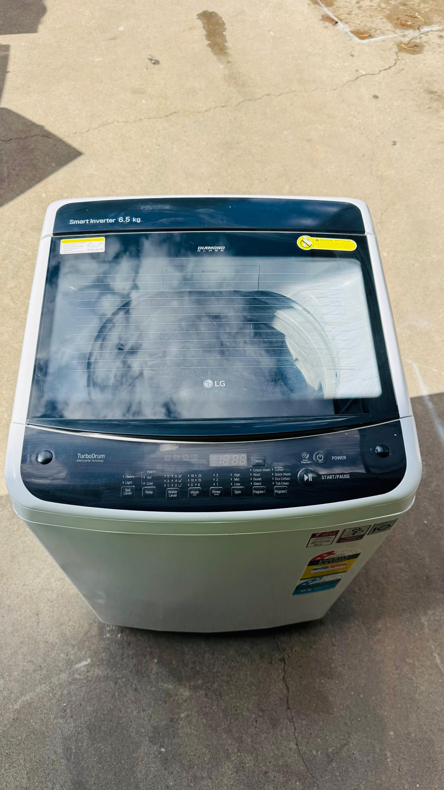 LG 6.5KGS TOP LOADER WASHING MACHINE