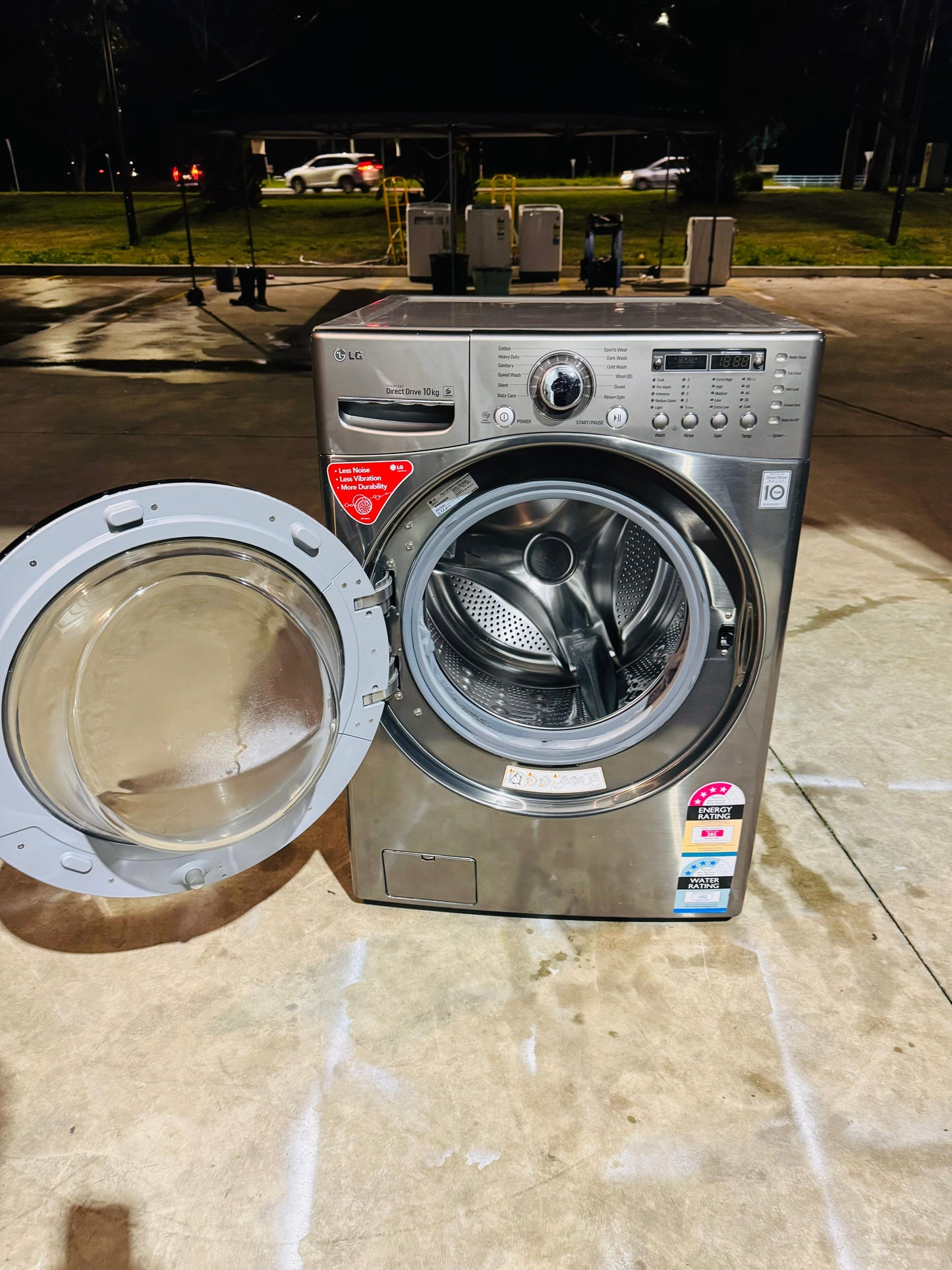 LG 10 KGS FRONT LOADER WASHING MACHINE