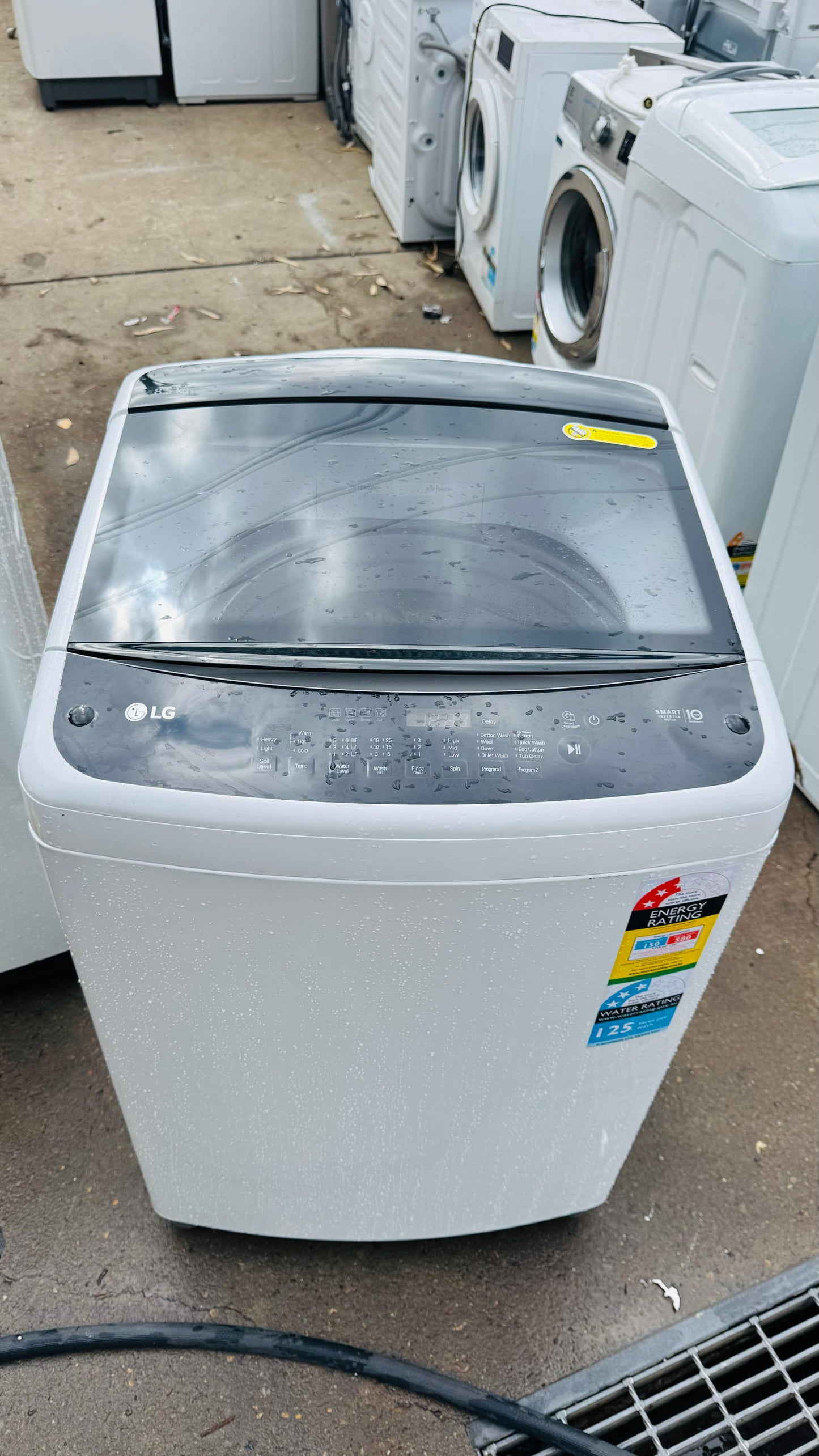 LG 8.5KGS TOP LOADER WASHING MACHINE