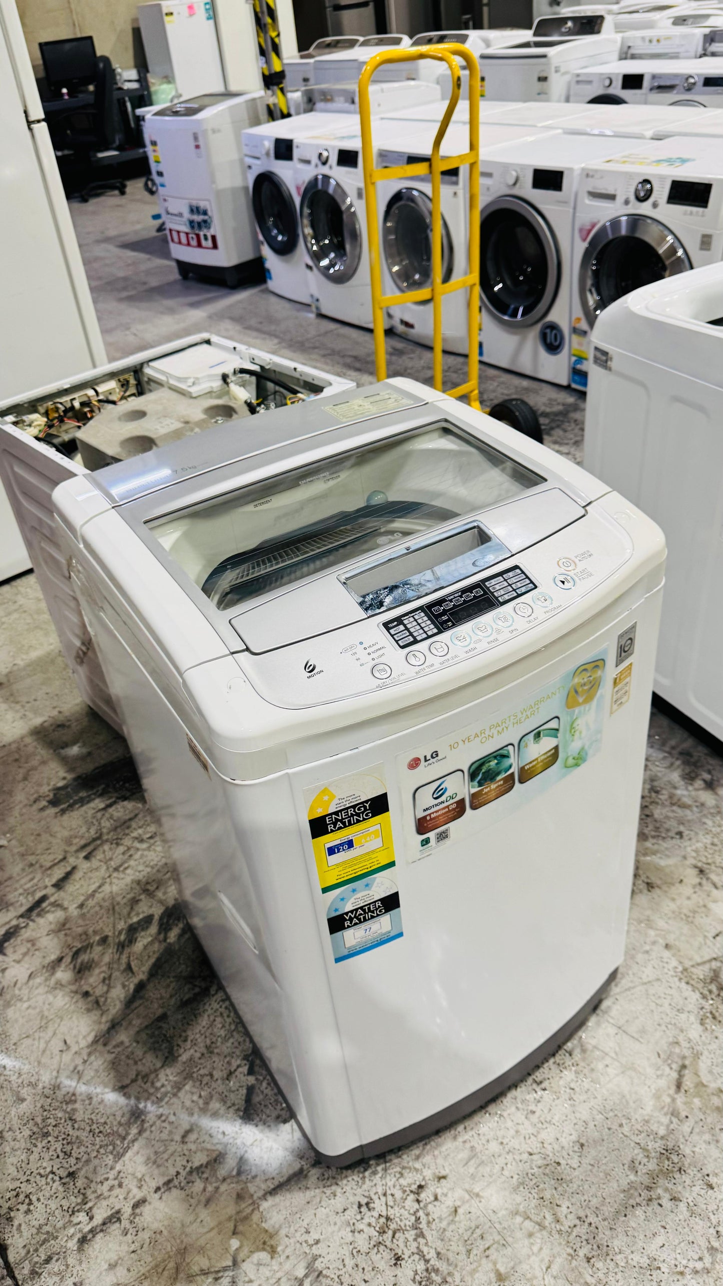 LG 7.5KGS TOP LOADER WASHING MACHINE