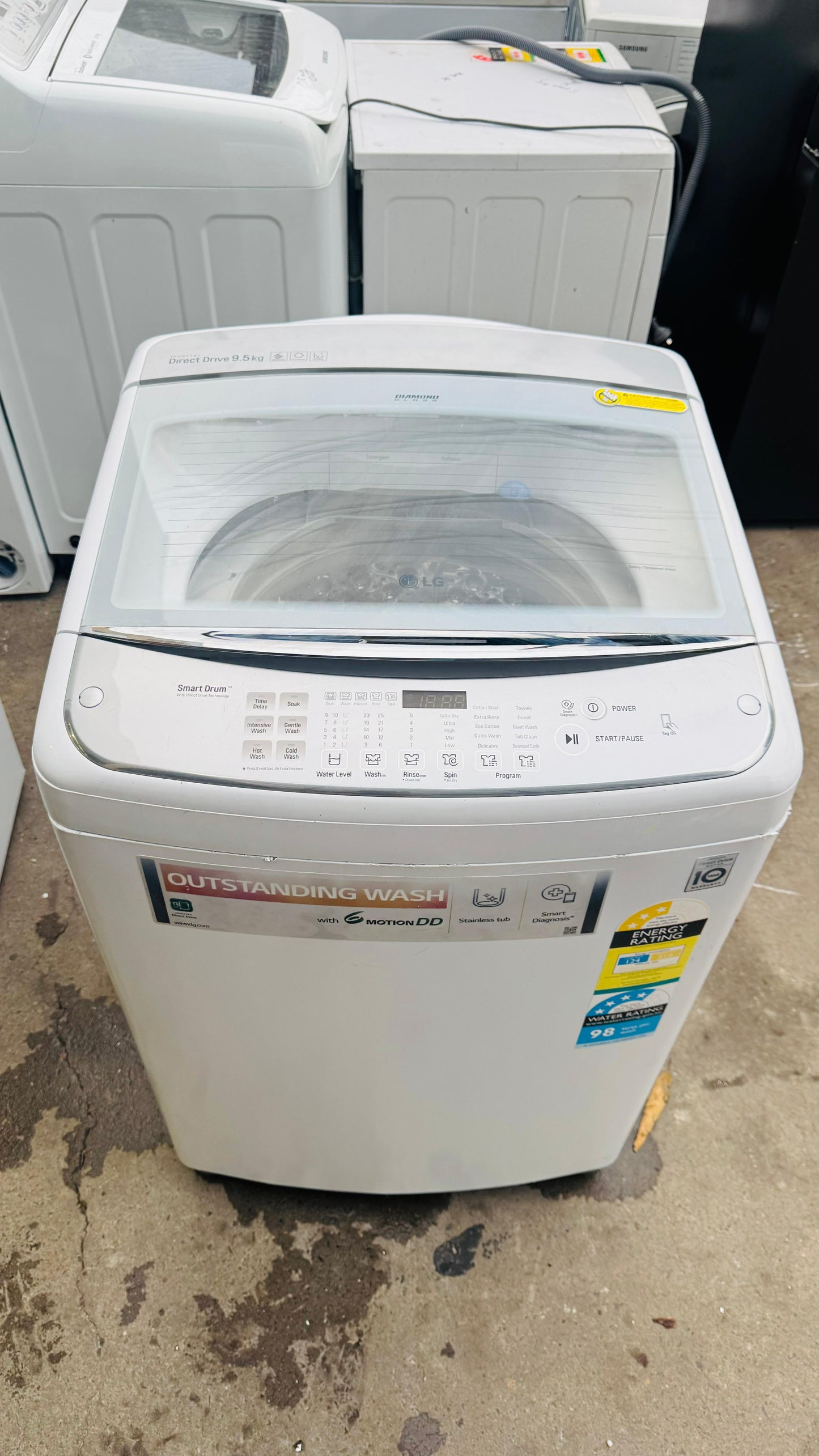 LG 9.5KGS TOP LOADER WASHING MACHINE