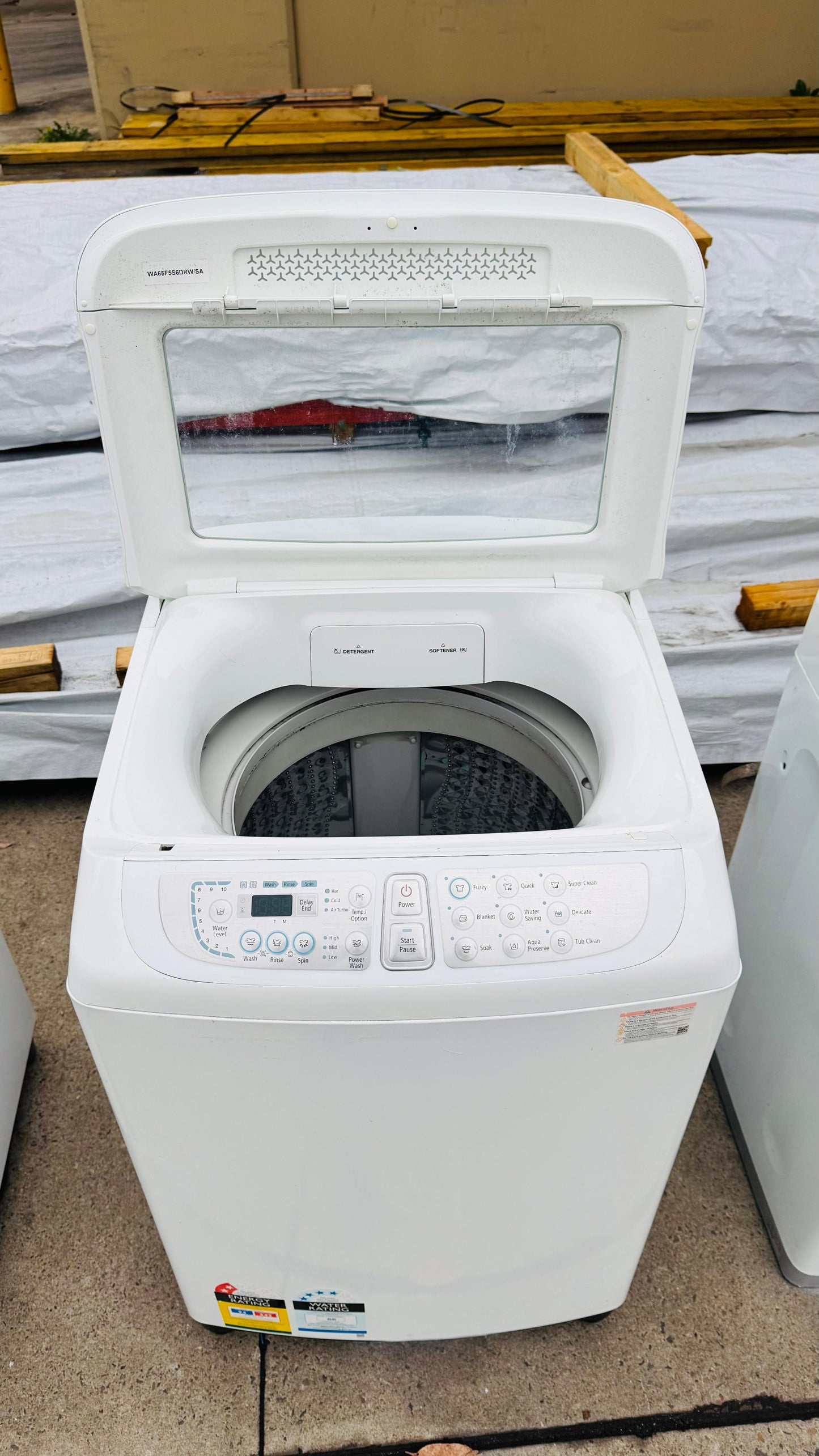 SAMSUNG 6.5KGS TOP LOADER WASHING MACHINE