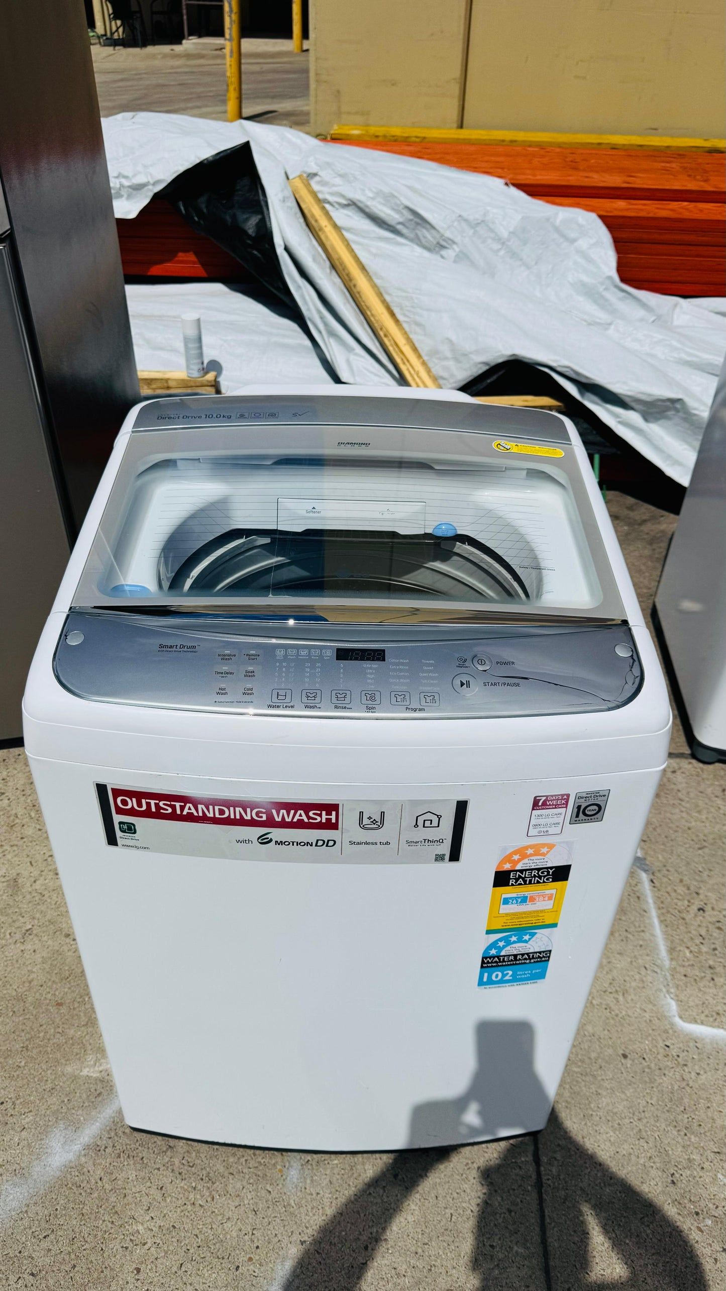LG 10KGS TOP LOADER WASHING MACHINE