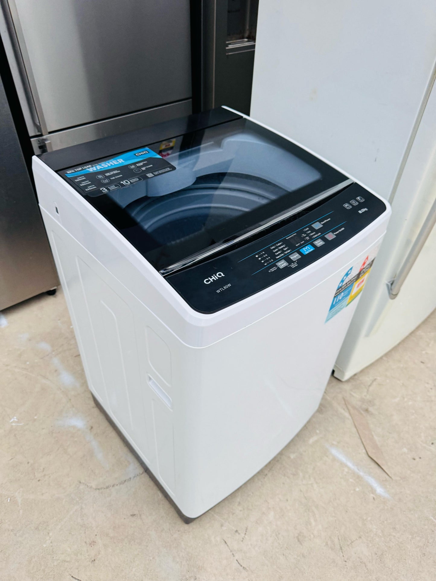 CHIQ 8KGS TOP LOADER WASHING MACHINE