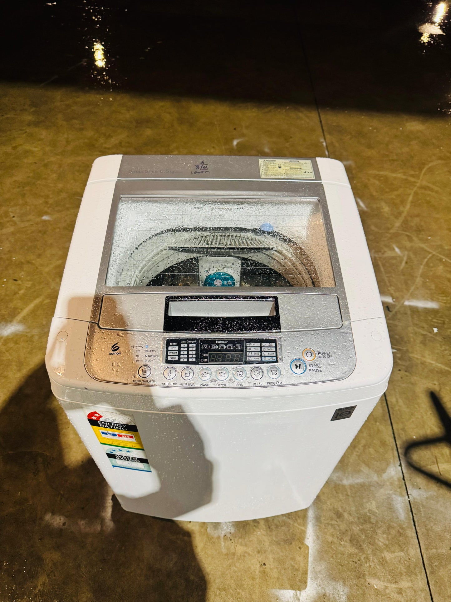 LG 6.5KGS TOP LOADER WASHING MACHINE