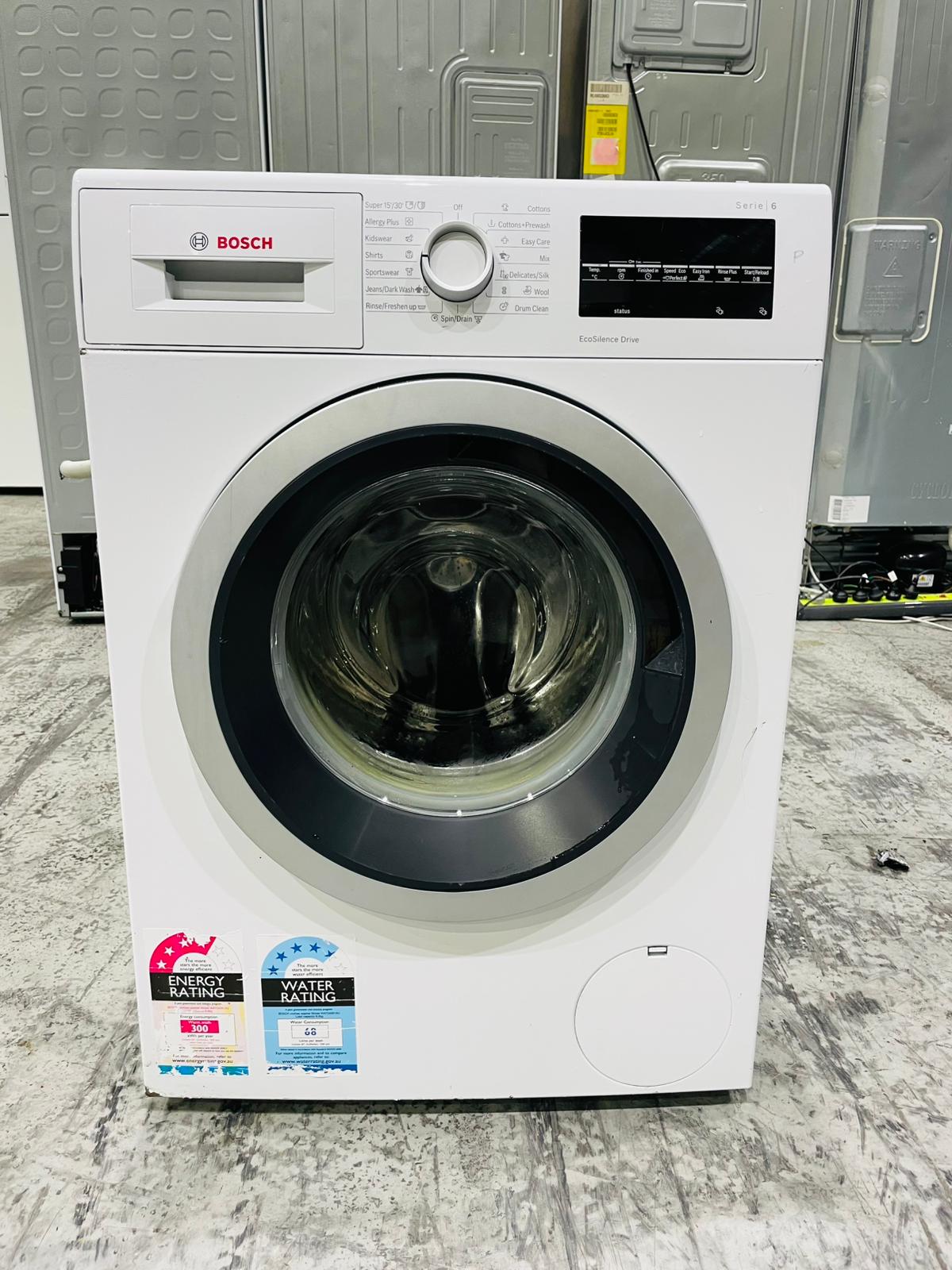 BOSCH 8KGS FRONT LOADER WASHING MACHINE SERIES6