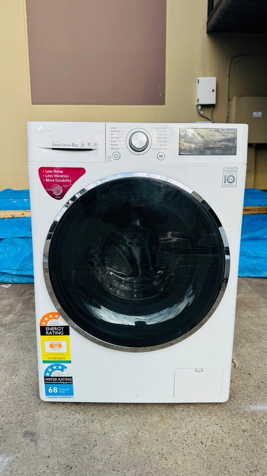 LG 8KGS FRONT LOADER WASHING MACHINE