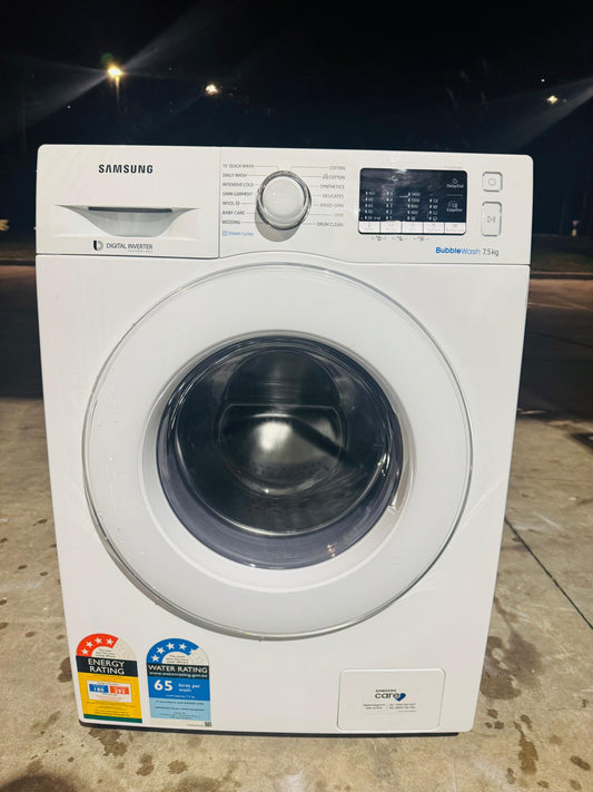 SAMSUNG 7.5 KGS FRONT LOADER WASHING MACHINE