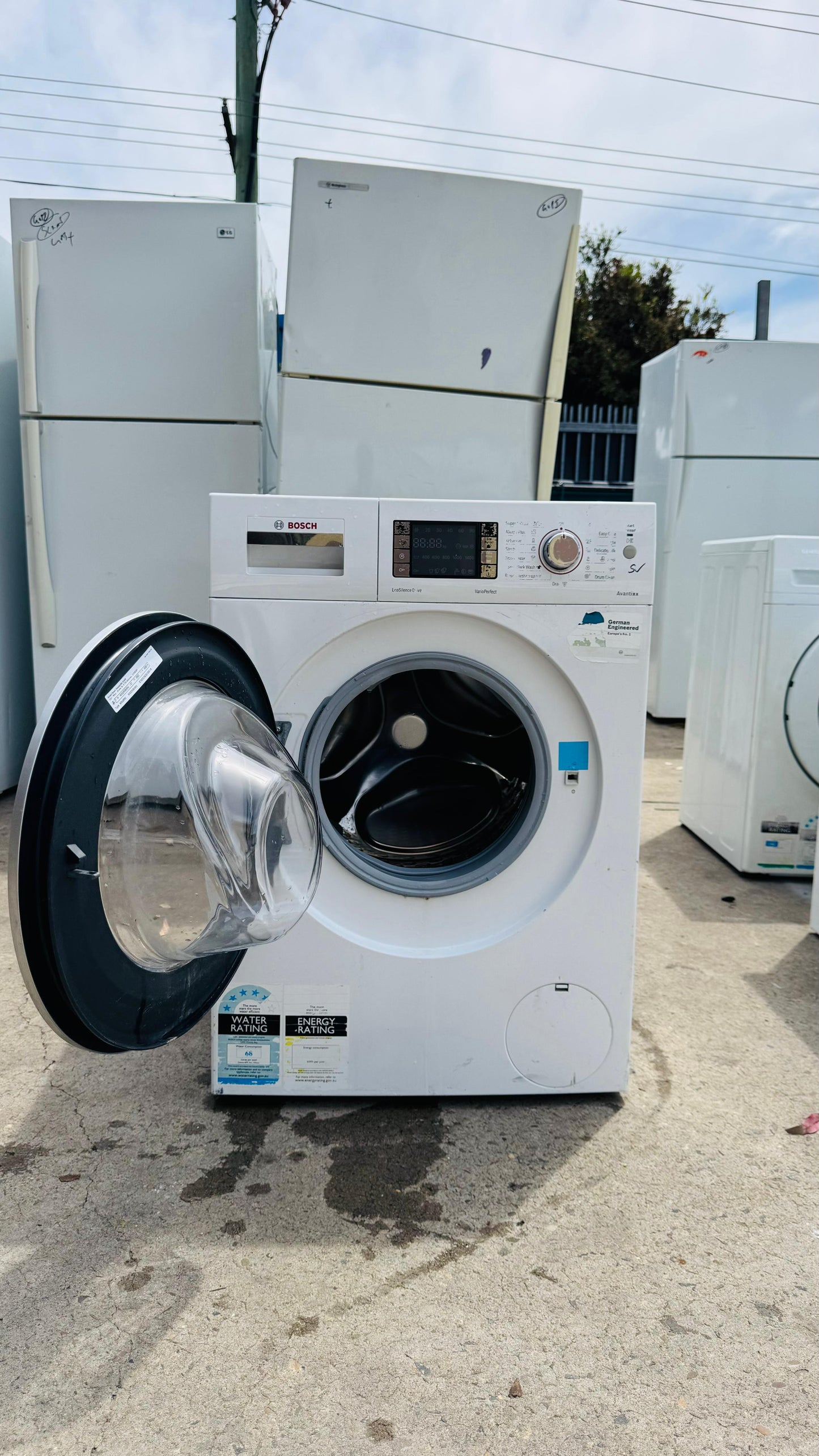 BOSCH 8KGS FRONT LOADER WASHING MACHINE
