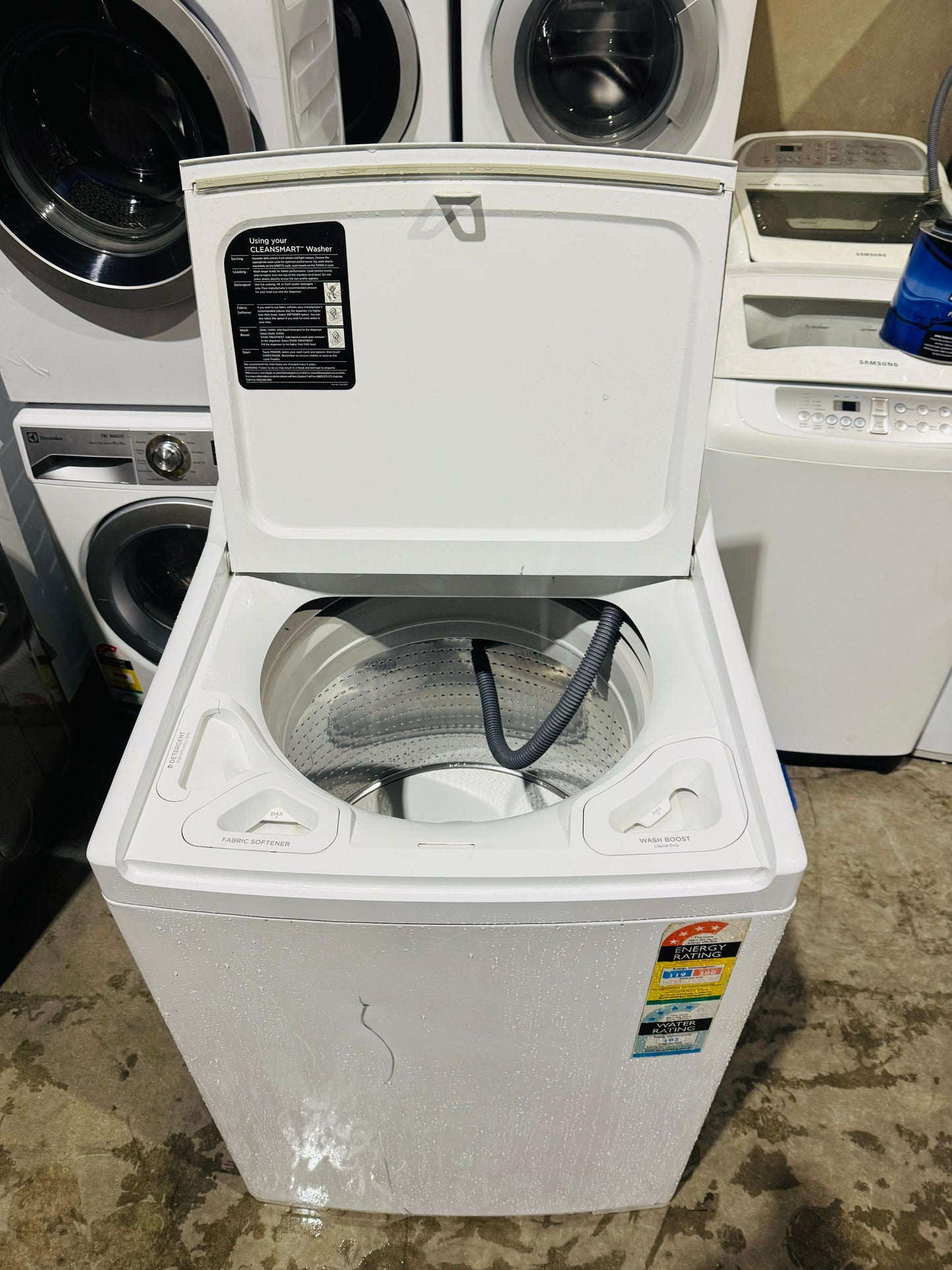 FISHER AND PAYKEL 10 KGS TOP LOADER WASHING MACHINE