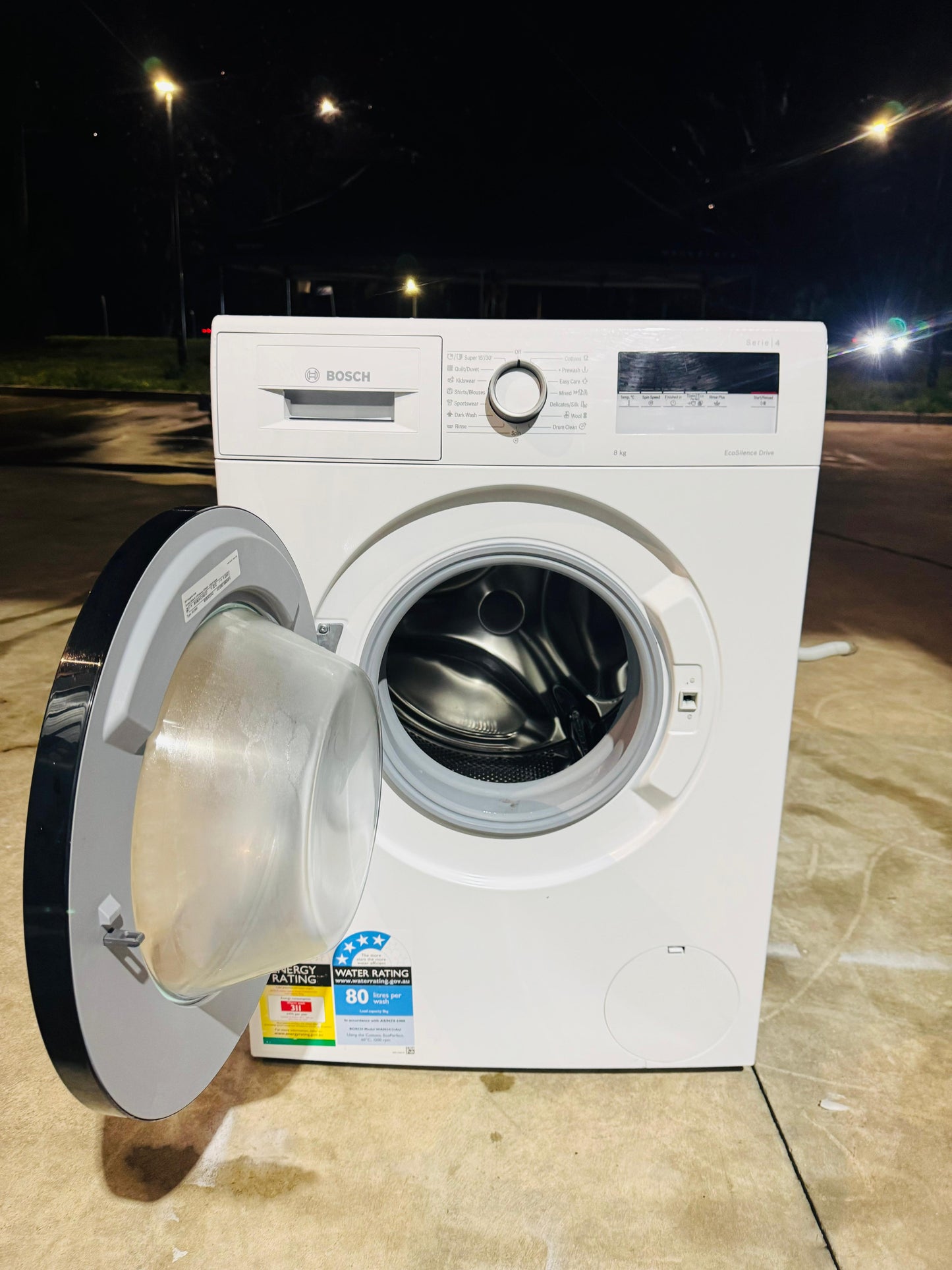BOSCH SERIES 4.      8KGS FRONT LOADER WASHING MACHINE