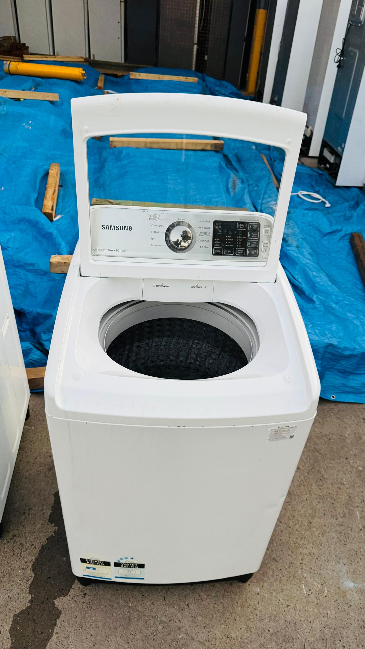 SAMSUNG 8KGS TOP LOADER WASHING MACHINE