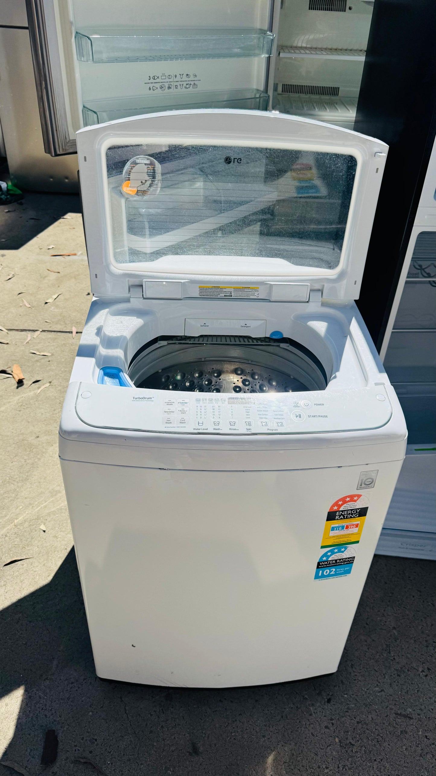 LG 10KGS TOP LOADER WASHING MACHINE
