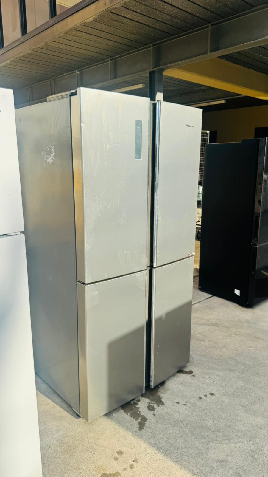 HISENSE QUAD FRENCH DOOR 695 LITRES FRIDGE FREEZER