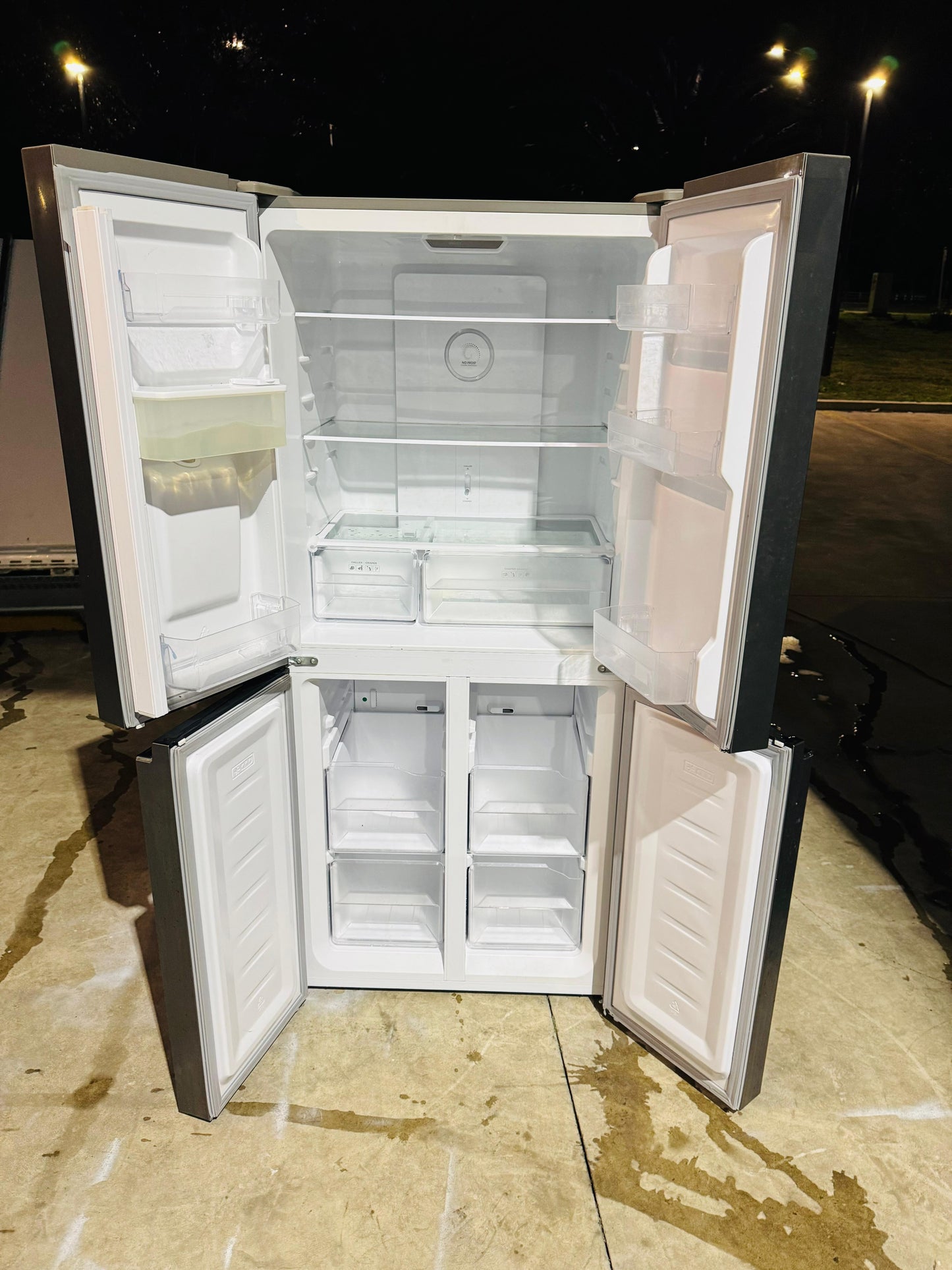 STIRLING FRENCH  QUAD DOOR 419 FRIDGE FREEZER