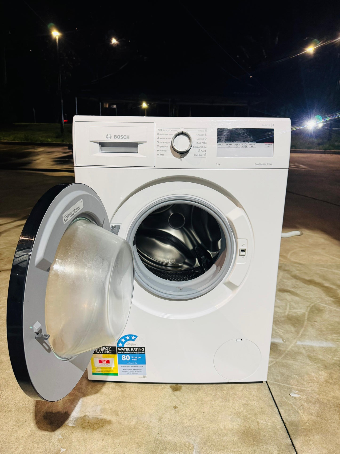 BOSCH SERIES 4.      8KGS FRONT LOADER WASHING MACHINE