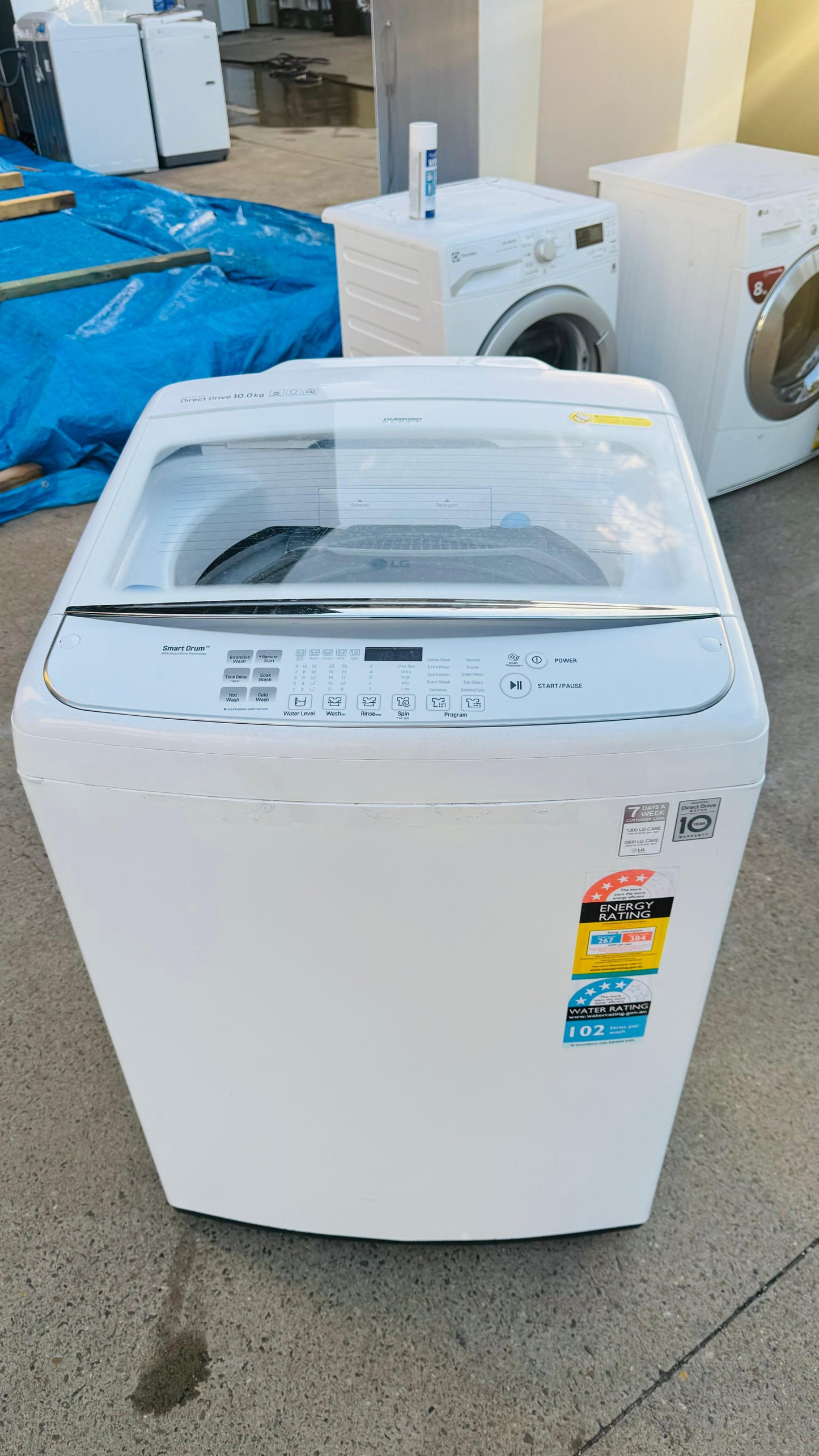 LG 10KGS TOP LOADER WASHING MACHINE