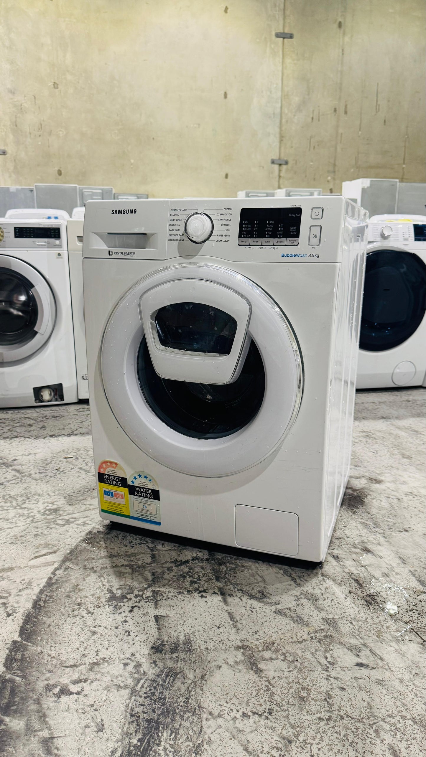 SAMSUNG 8.5KGS FRONT LOADER WASHING MACHINE