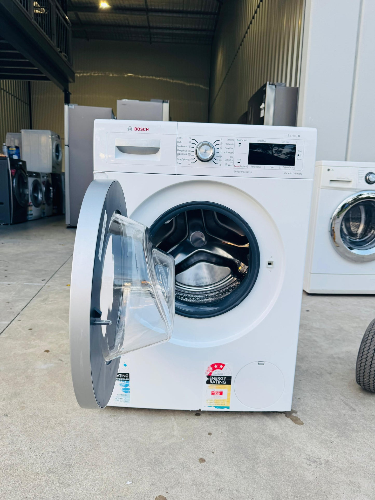 BOSCH 8KGS FRONT LOADER WASHING MACHINE
