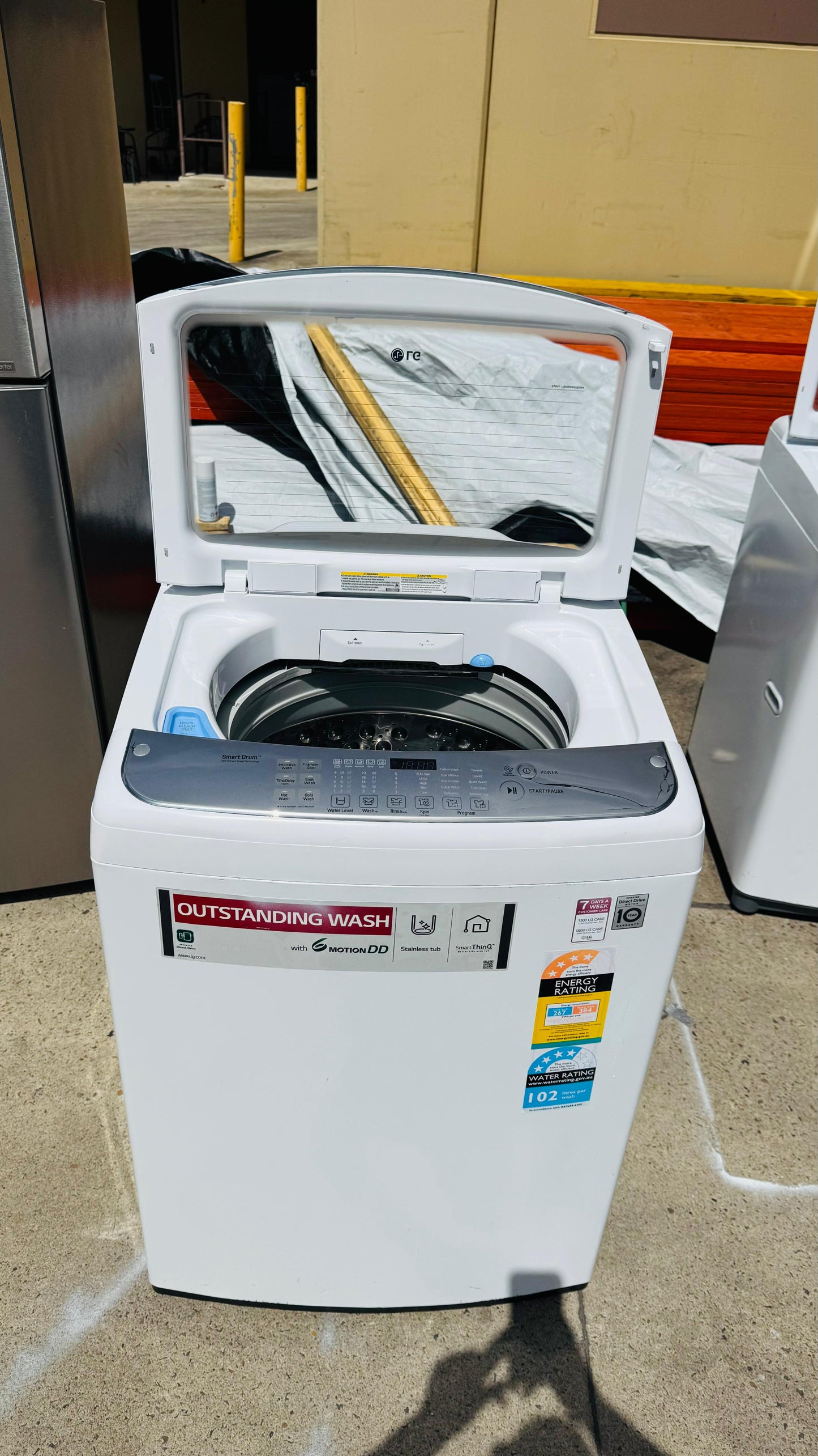 LG 10KGS TOP LOADER WASHING MACHINE