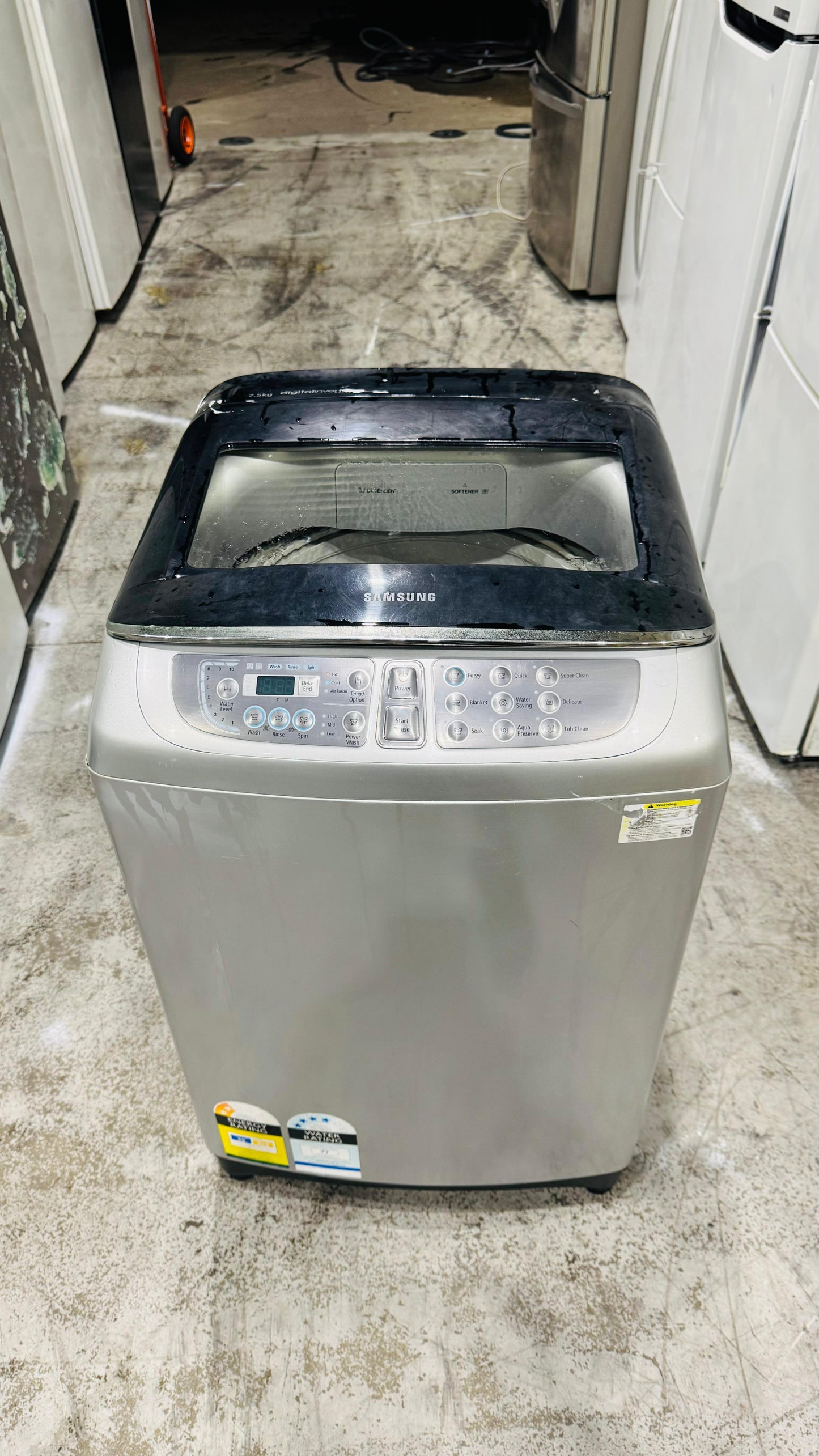 SAMSUNG 7.5KGS TOP LOADER WASHING MACHINE