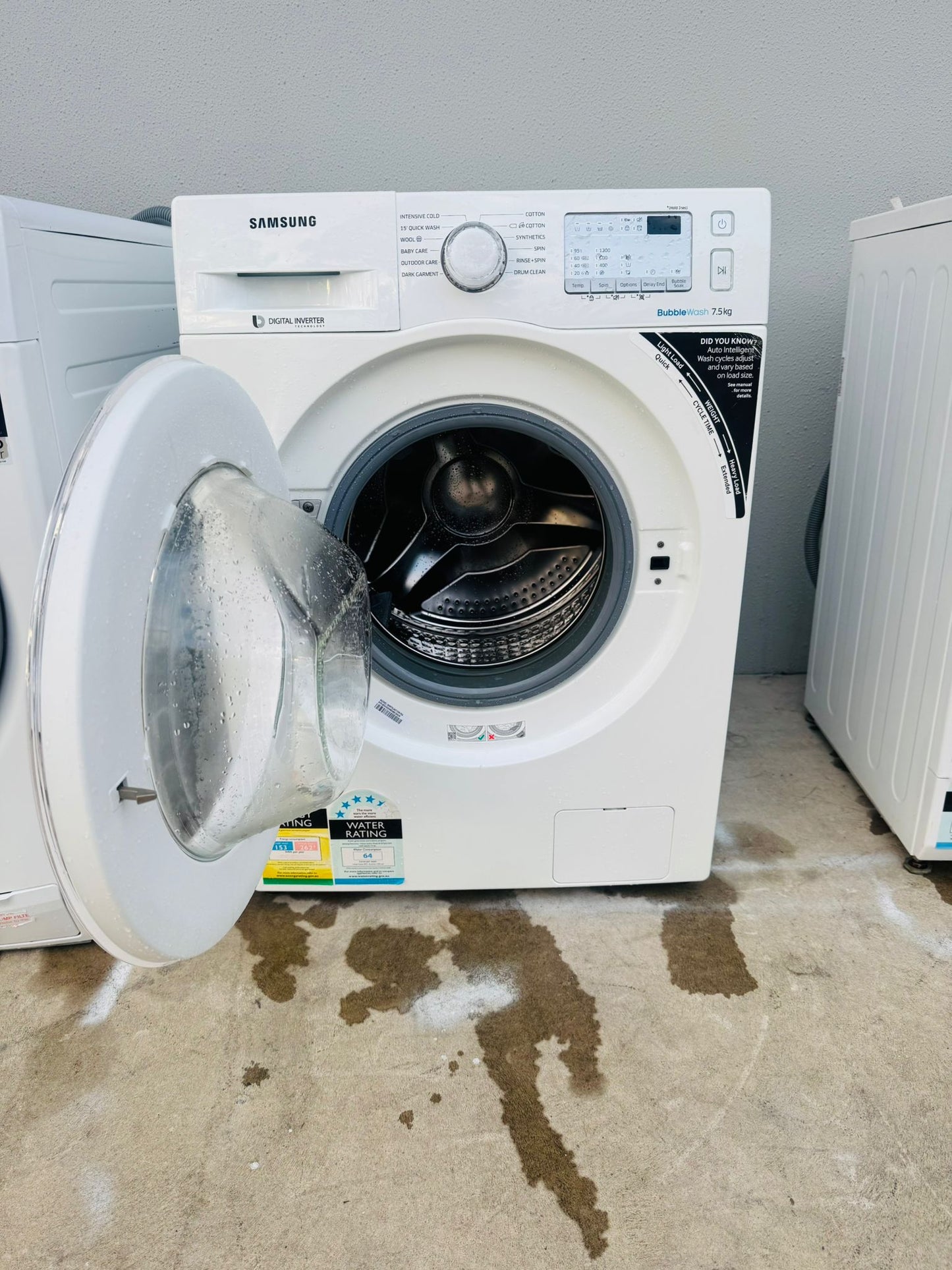 SAMSUNG 7.5 KGS FRONT LOADER WASHING MACHINE