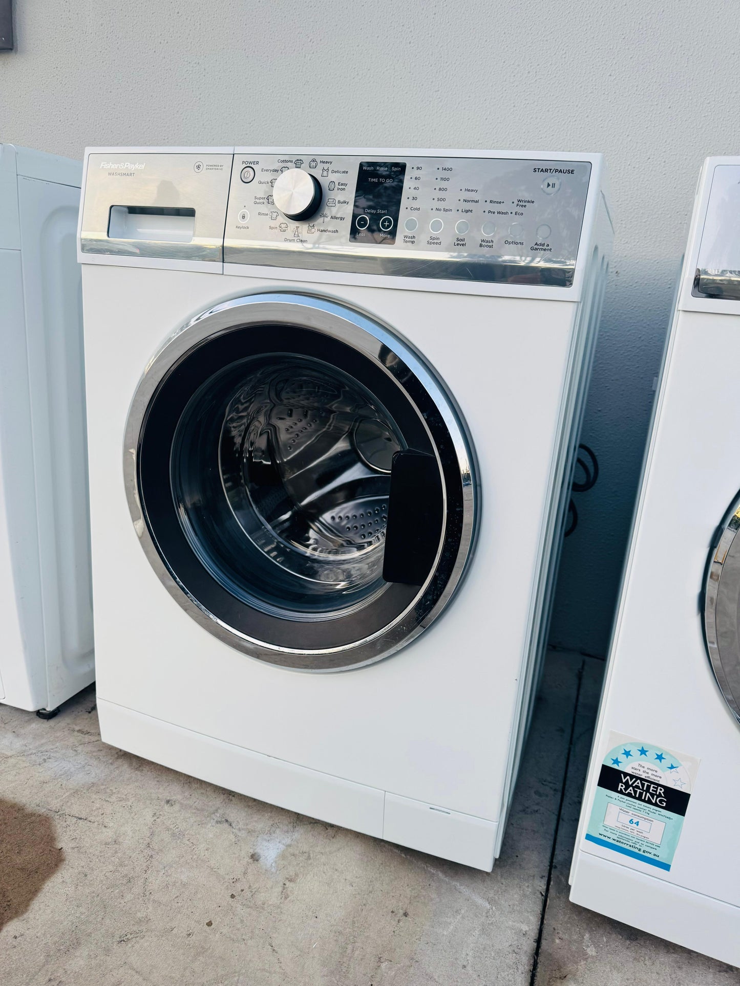 FISHER AND PAYKEL 8.5 KGS FRONT LOADER WASHING MACHINE