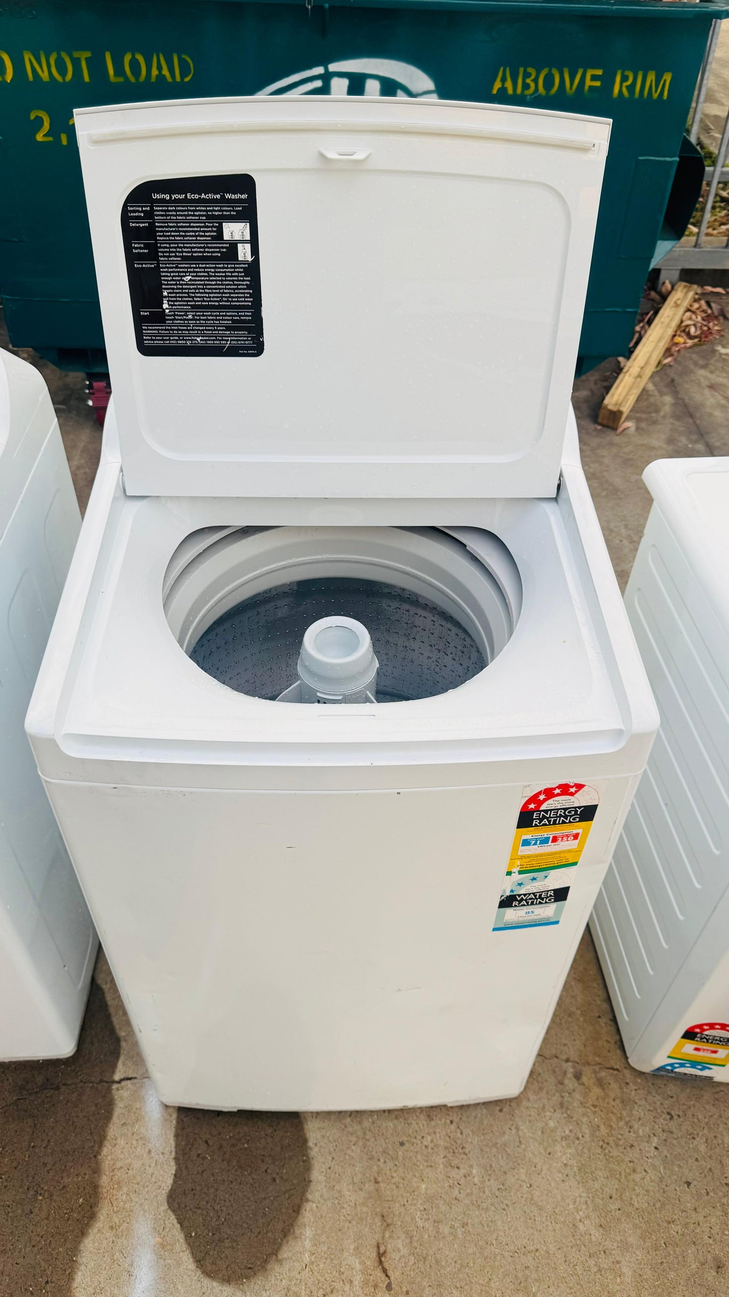 FISHER AND PAYKEL 7KGS TOP LOADER WASHING MACHINE