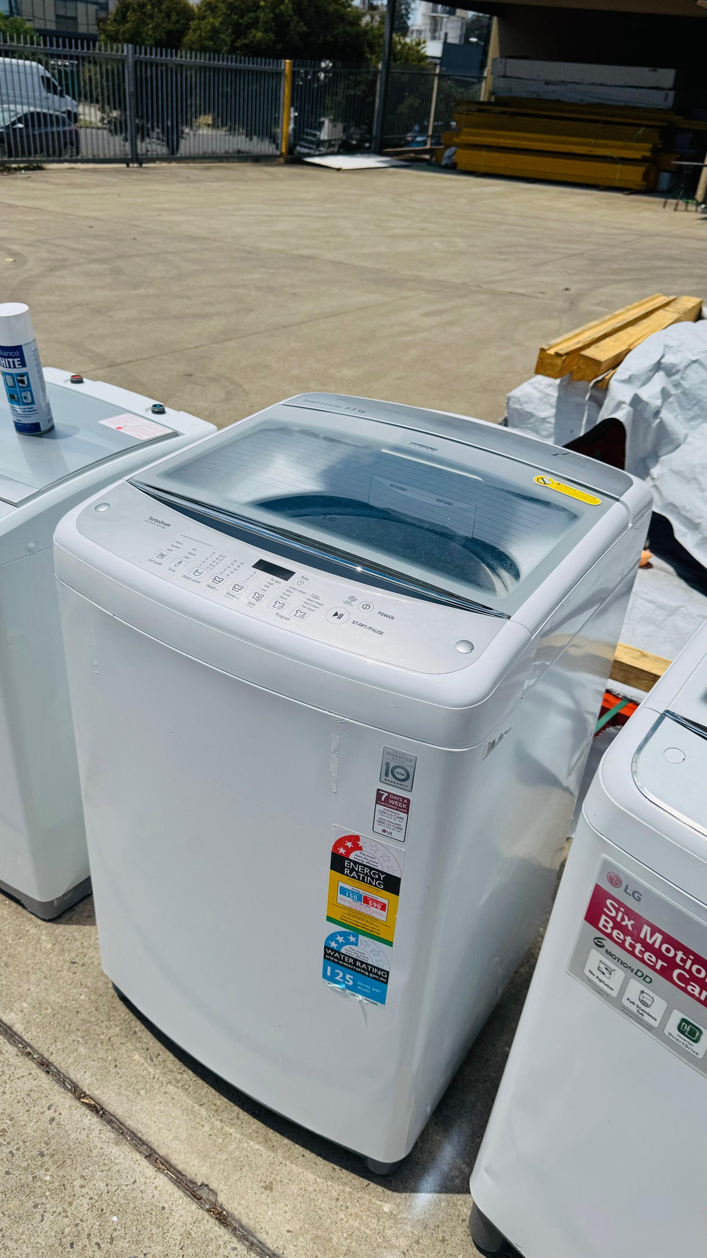 LG 8.5KGS TOP LOADER WASHING MACHINE