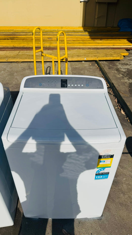 FISHER AND PAYKEL 10KGS TOP LOADER WASHING MACHINE