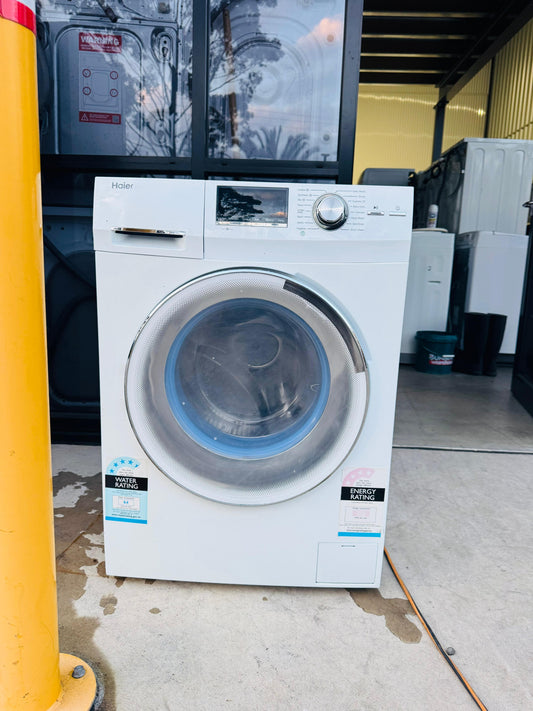 HAIER 7.5KGS FRONT LOADER WASHING MACHINE