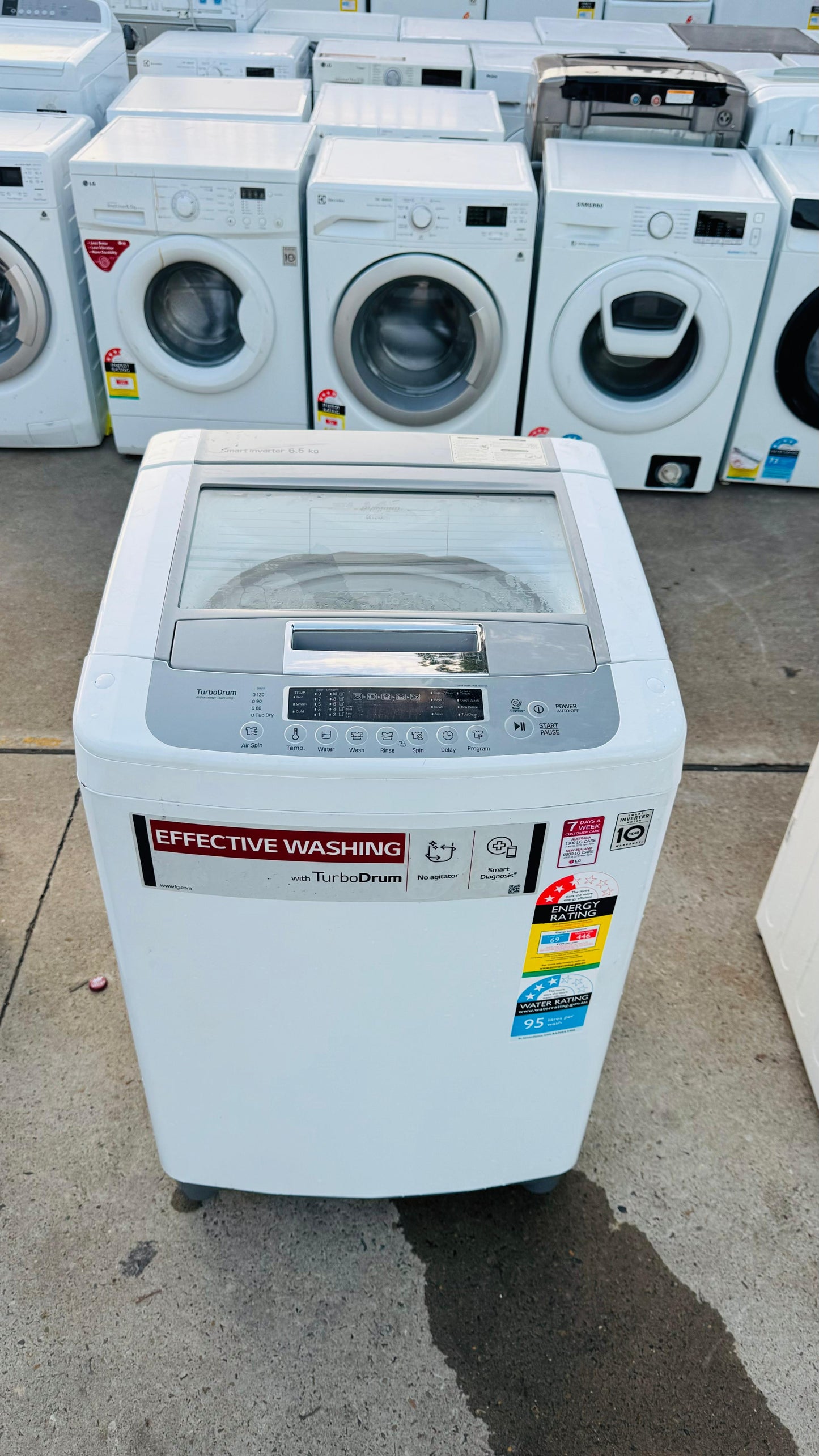 LG 6.5KGS TOP LOADER WASHING MACHINE