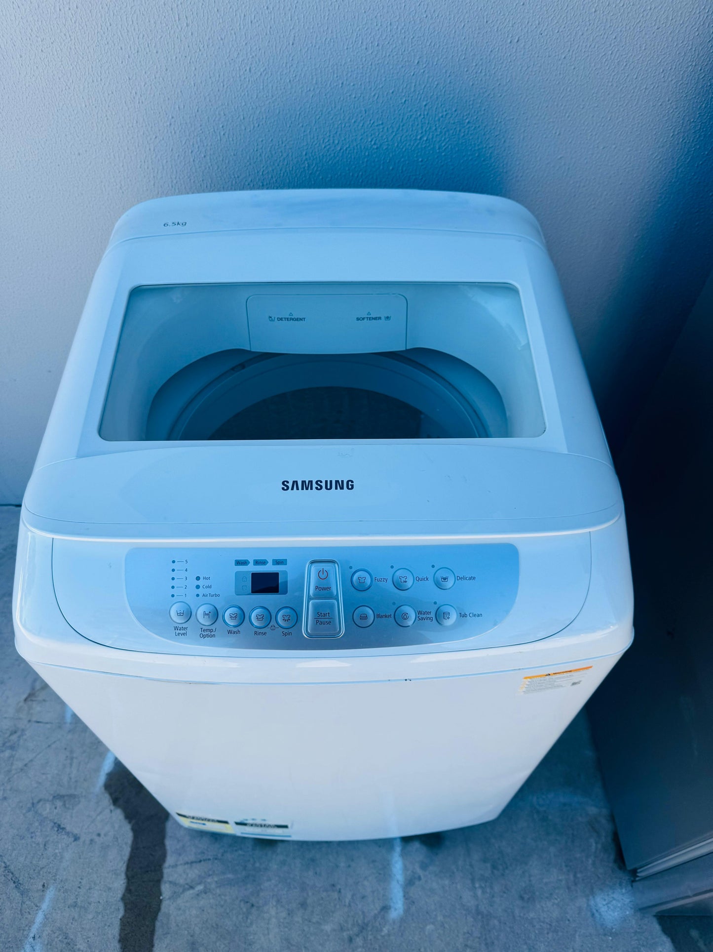 SAMSUNG 6.5 KGS TOP LOADER WASHING MACHINE