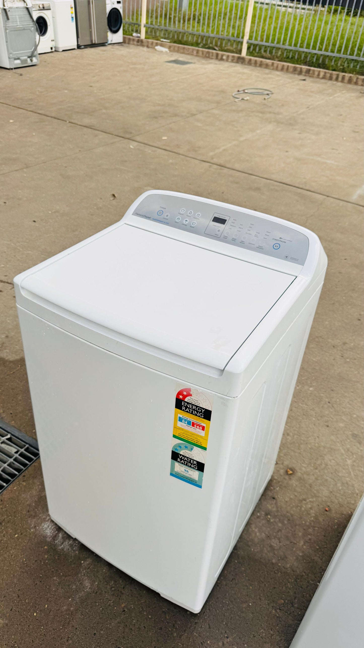 FISHER AND PAYKEL 8.5KGS TOP LOADER WASHING MACHINE