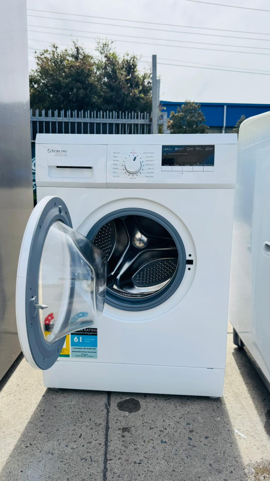 STIRLING 6KGS FRONT LOADER WASHING MACHINE