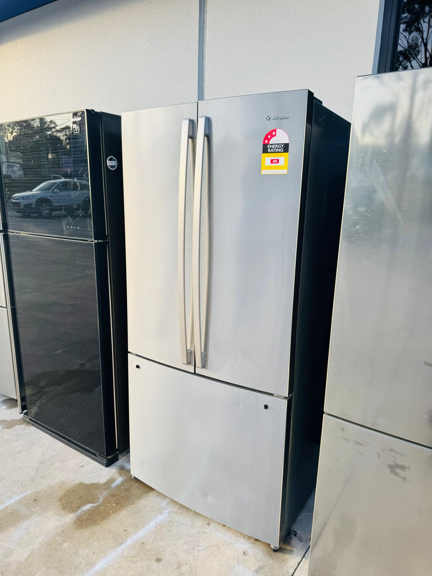 WESTING HOUSE FRENCH DOOR 524 LITRES FRIDGE FREEZER