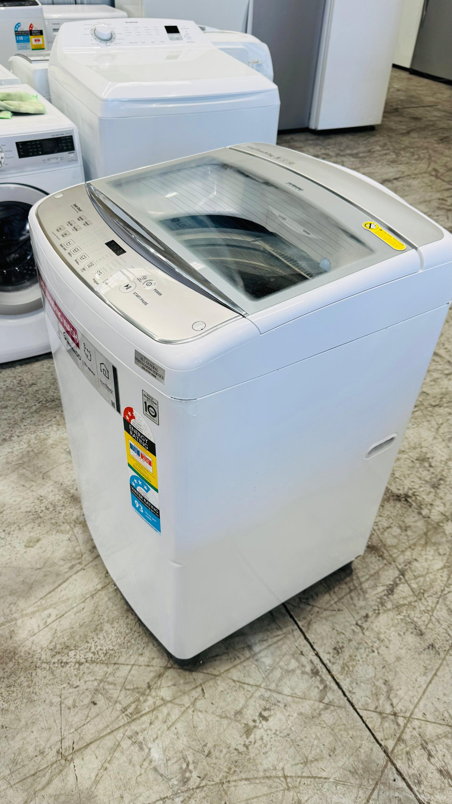 LG 9KGS TOP LOADER WASHING MACHINE