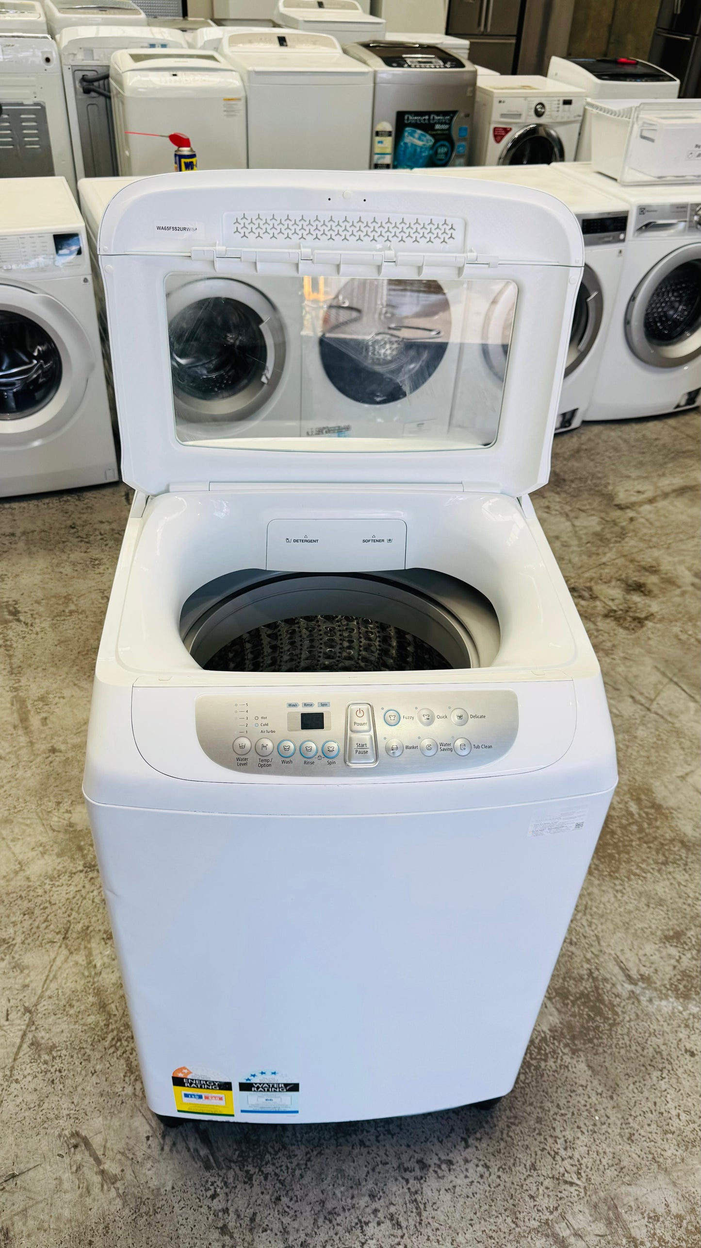 SAMSUNG 6.5KGS TOP LOADER WASHING MACHINE