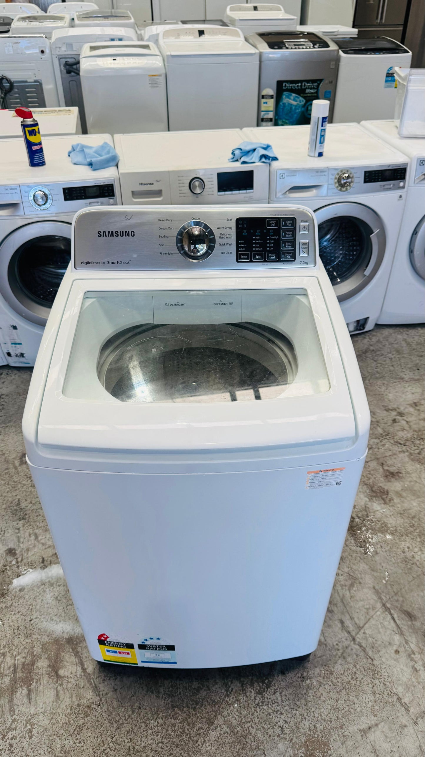 SAMSUNG 7KGS TOP LOADER WASHING MACHINE