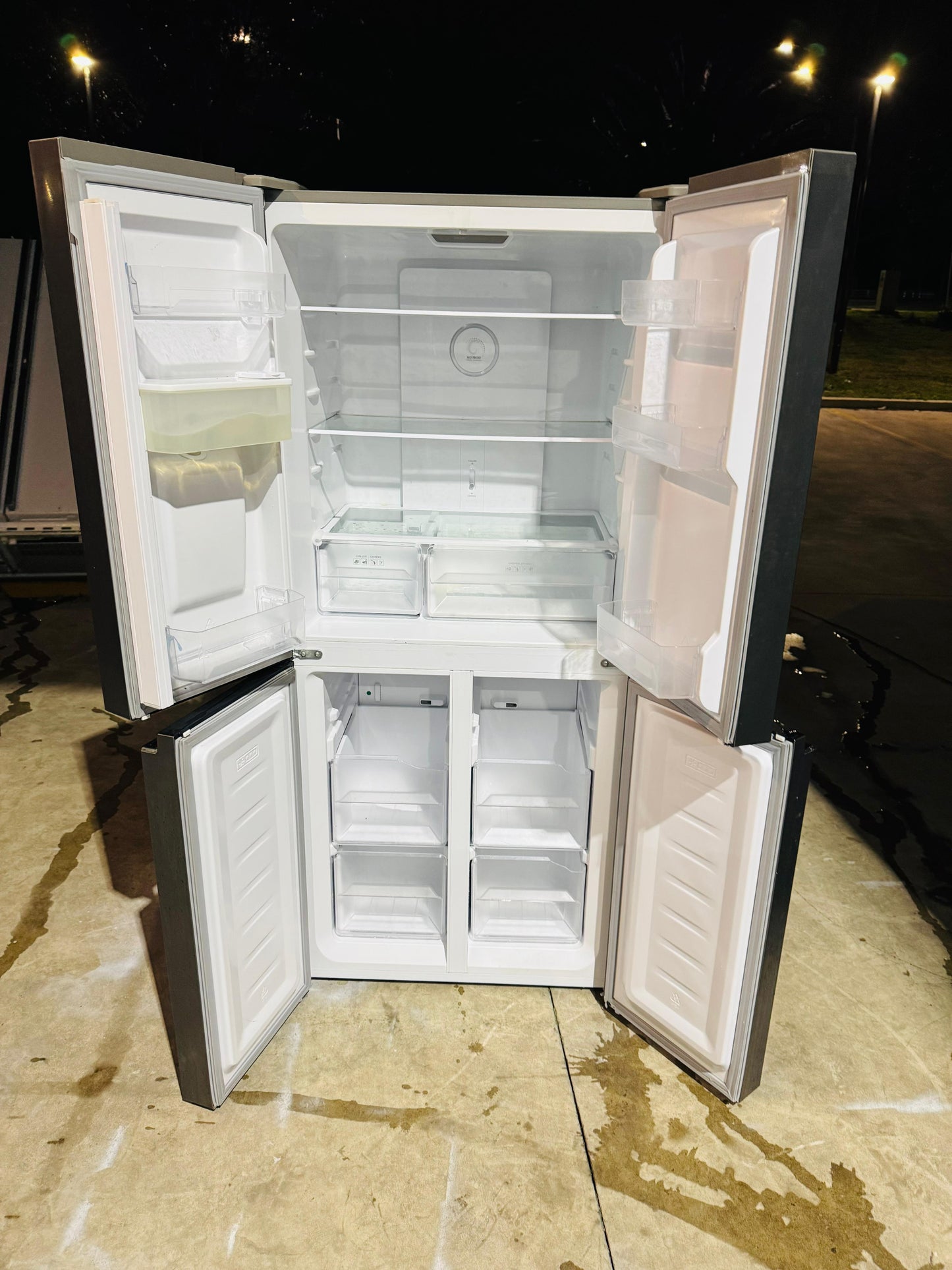 STIRLING FRENCH  QUAD DOOR 419 FRIDGE FREEZER