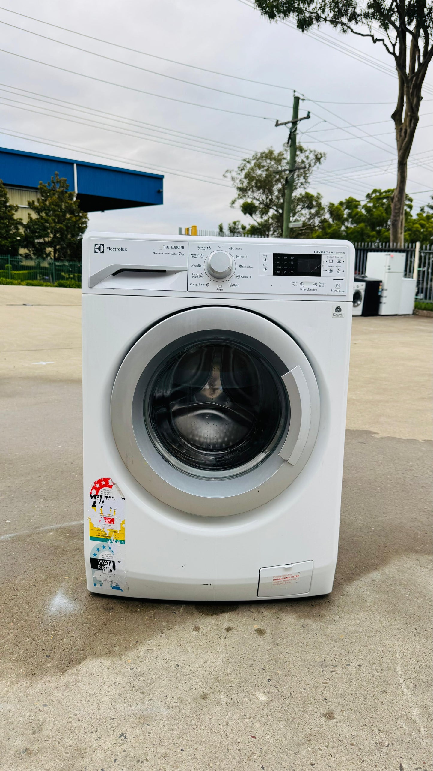 ELECTROLUX 7KGS FRONT LOADER WASHING MACHINE