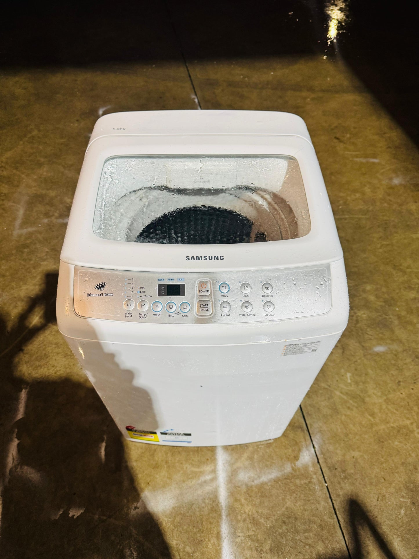 SAMSUNG 5.5 KGS TOP LOADER WASHING MACHINE