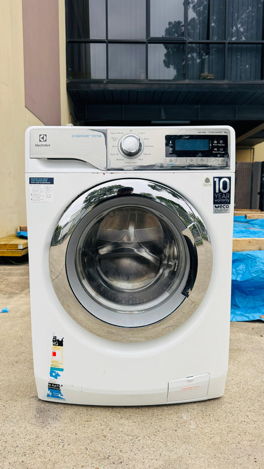 ELECTROLUX 9KGS FRONT LOADER WASHING MACHINE