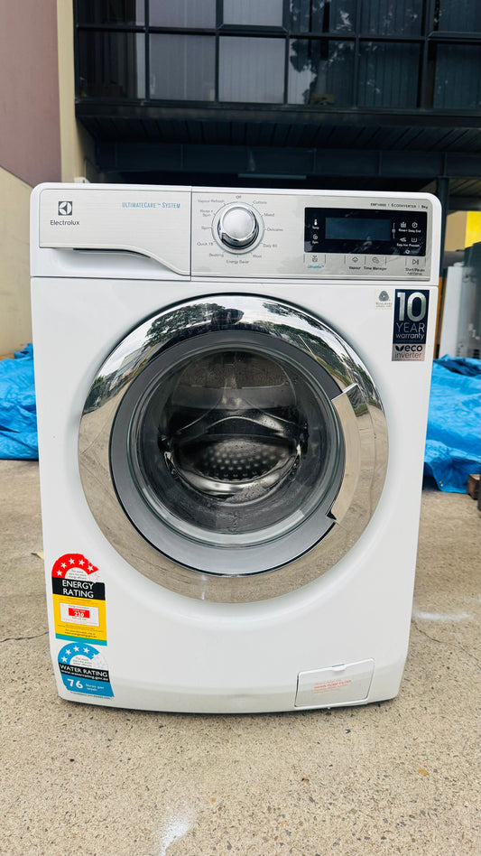 ELECTROLUX 9KGS FRONT LOADER WASHING MACHINE