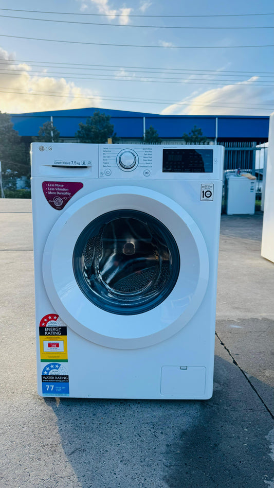 LG 7.5KGS FRONT LOADER WASHING MACHINE
