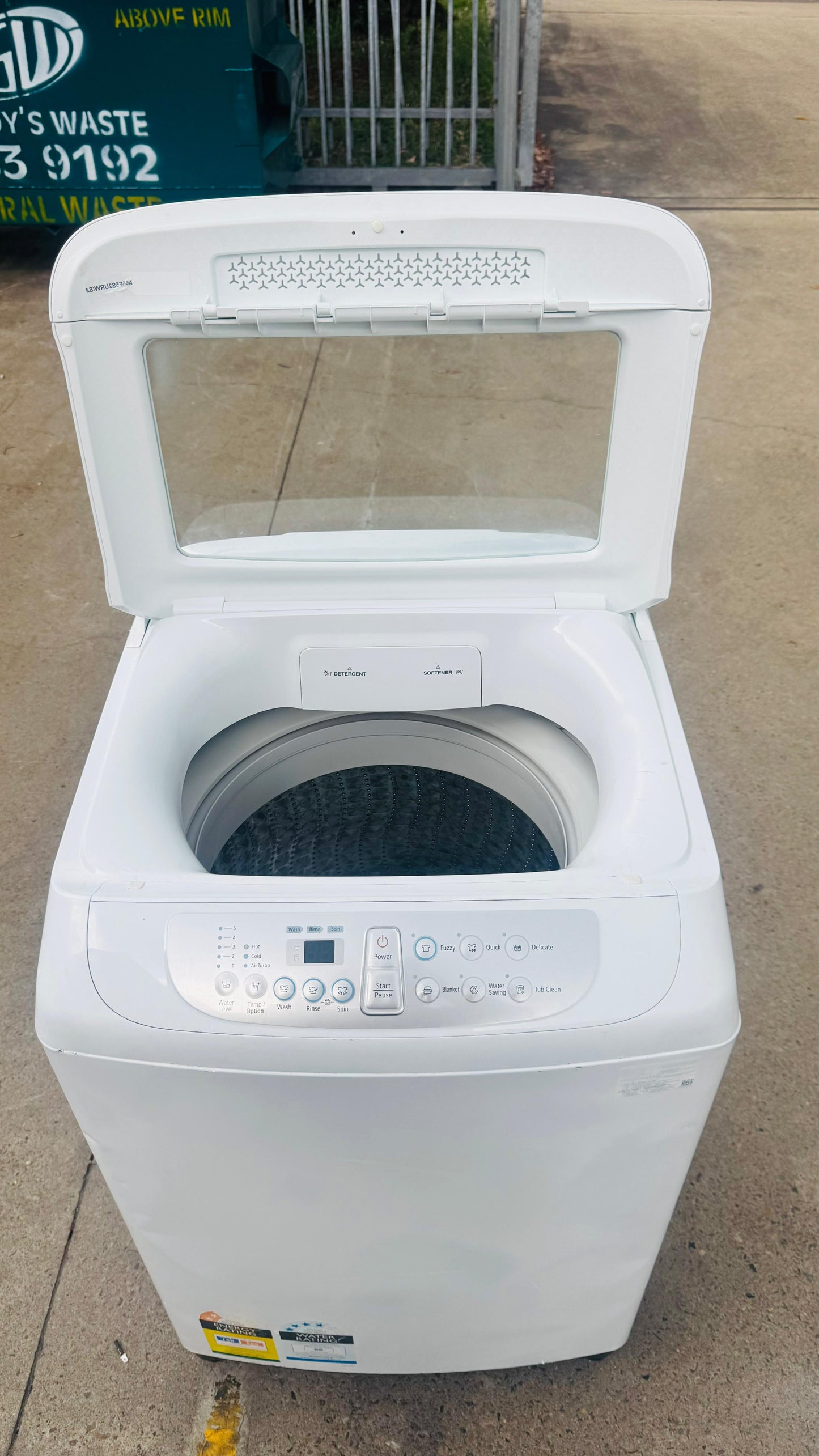 SAMSUNG 6.5KGS TOP LOADER WASHING MACHINE
